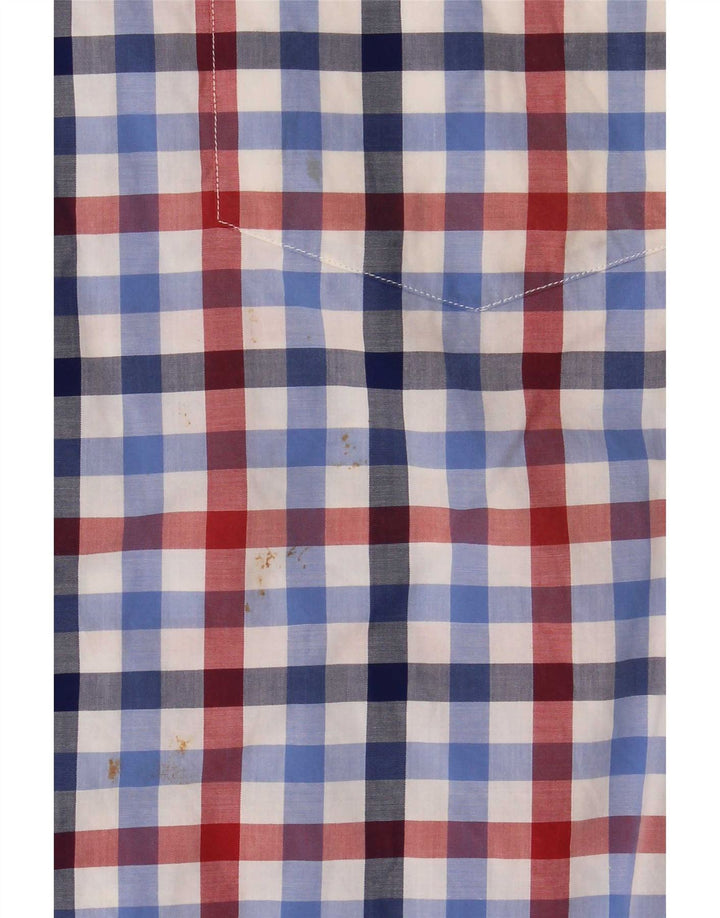 Paul & Shark Camicia da yachting da uomo taglia 44 XL a quadretti multicolore