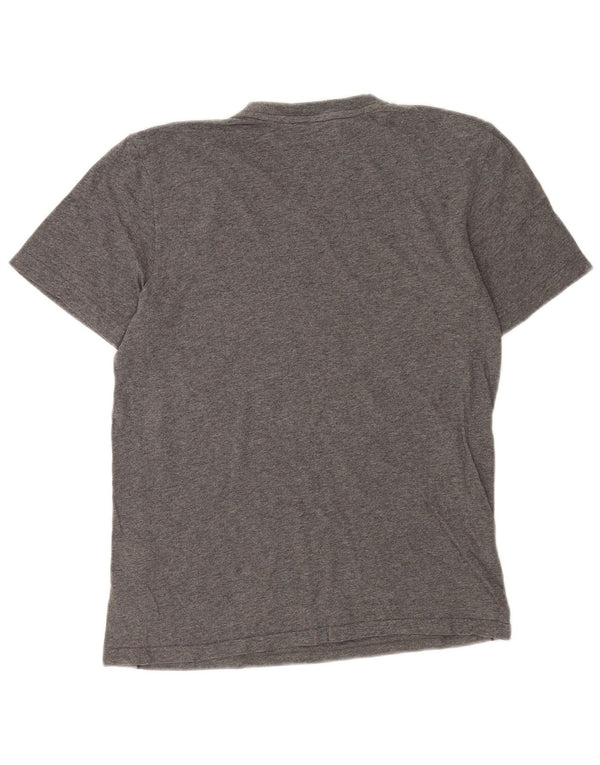 T-shirt Adidas da uomo Top Small in cotone grigio