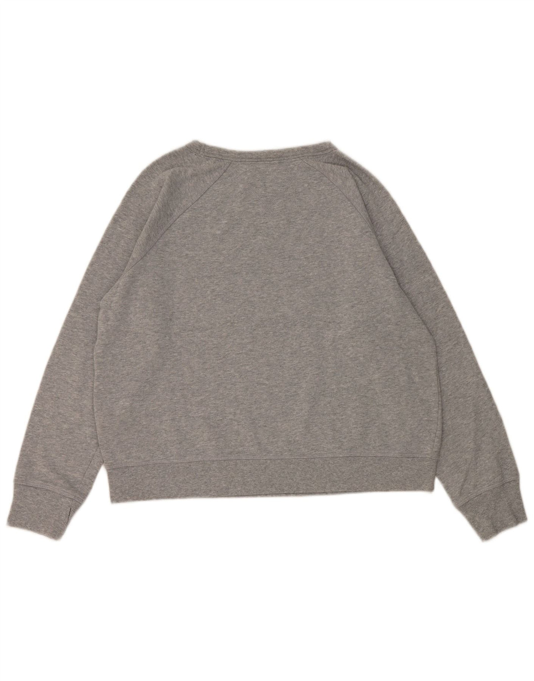 Felpa da donna Tommy Hilfiger maglione UK 16 grande cotone grigio