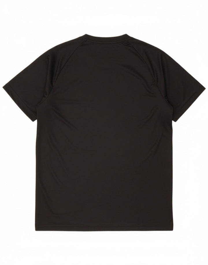 T-shirt Adidas Climalite da uomo, grande, in poliestere nero
