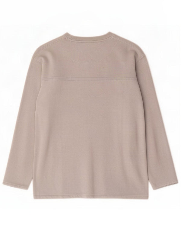 Top Adidas da uomo a maniche lunghe grande grigio