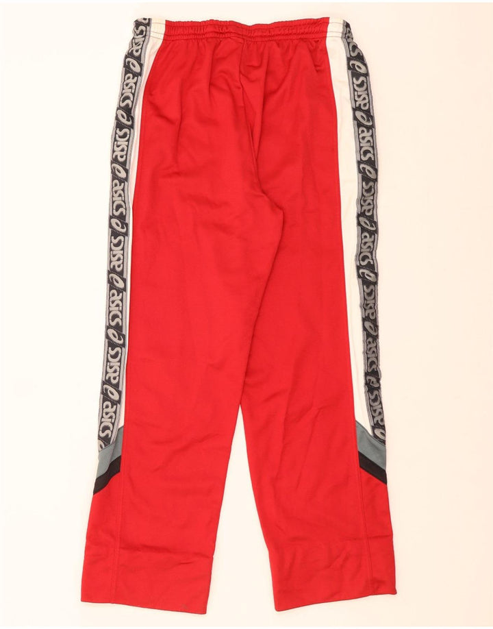 Pantaloni da tuta con grafica Asics da uomo IT 56 XL Rosso Colourblock in poliammide