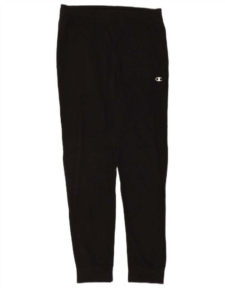 Pantaloni da tuta da uomo Champion Joggers piccoli in cotone nero