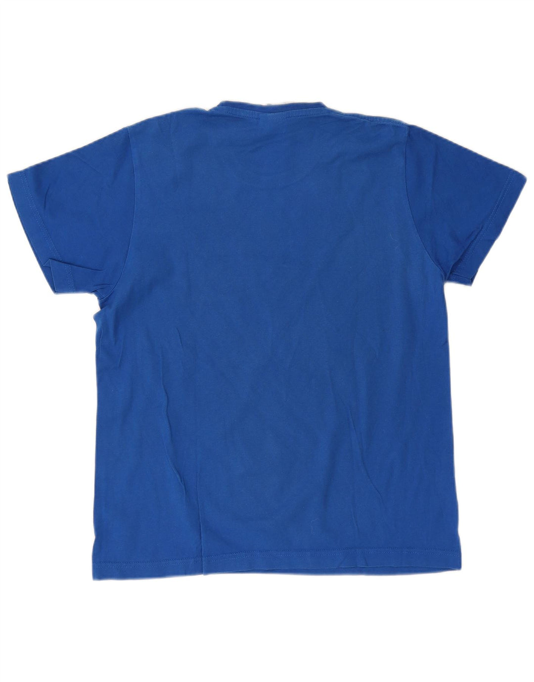 T-shirt grafica da uomo Adidas Top in cotone blu medio