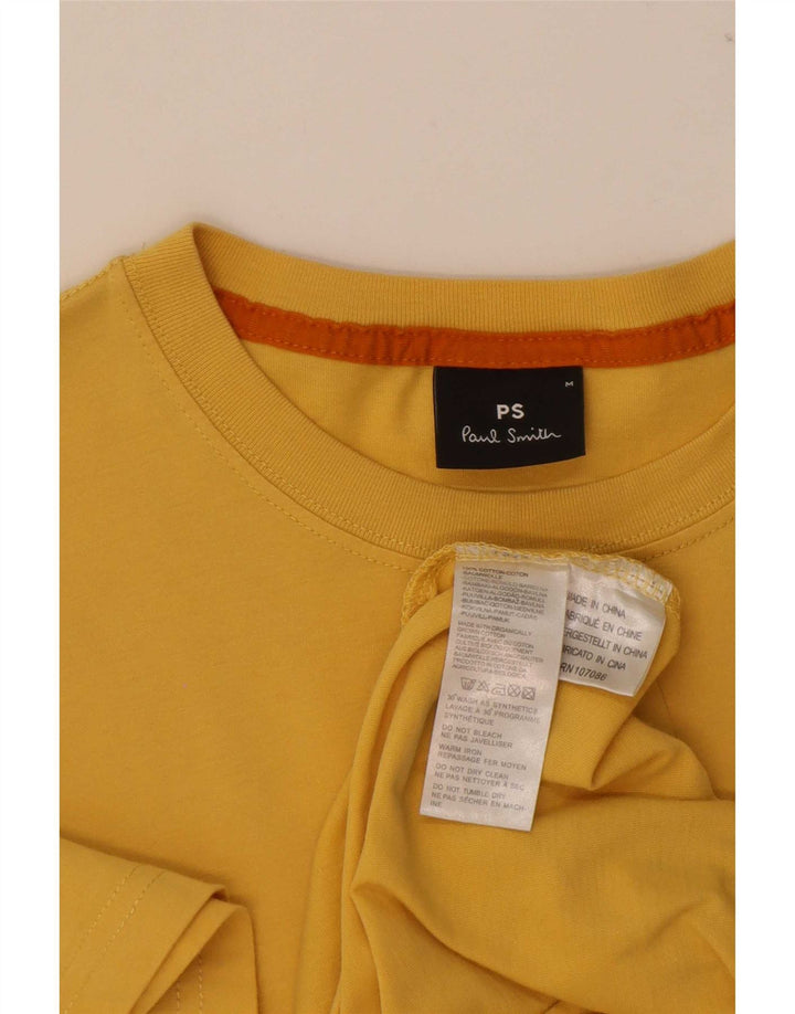 T-shirt da uomo Paul Smith Top in cotone giallo medio