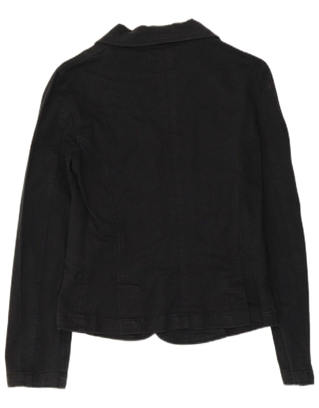 Giacca blazer a 2 bottoni Zara Trafaluc da donna UK 14 grande cotone nero