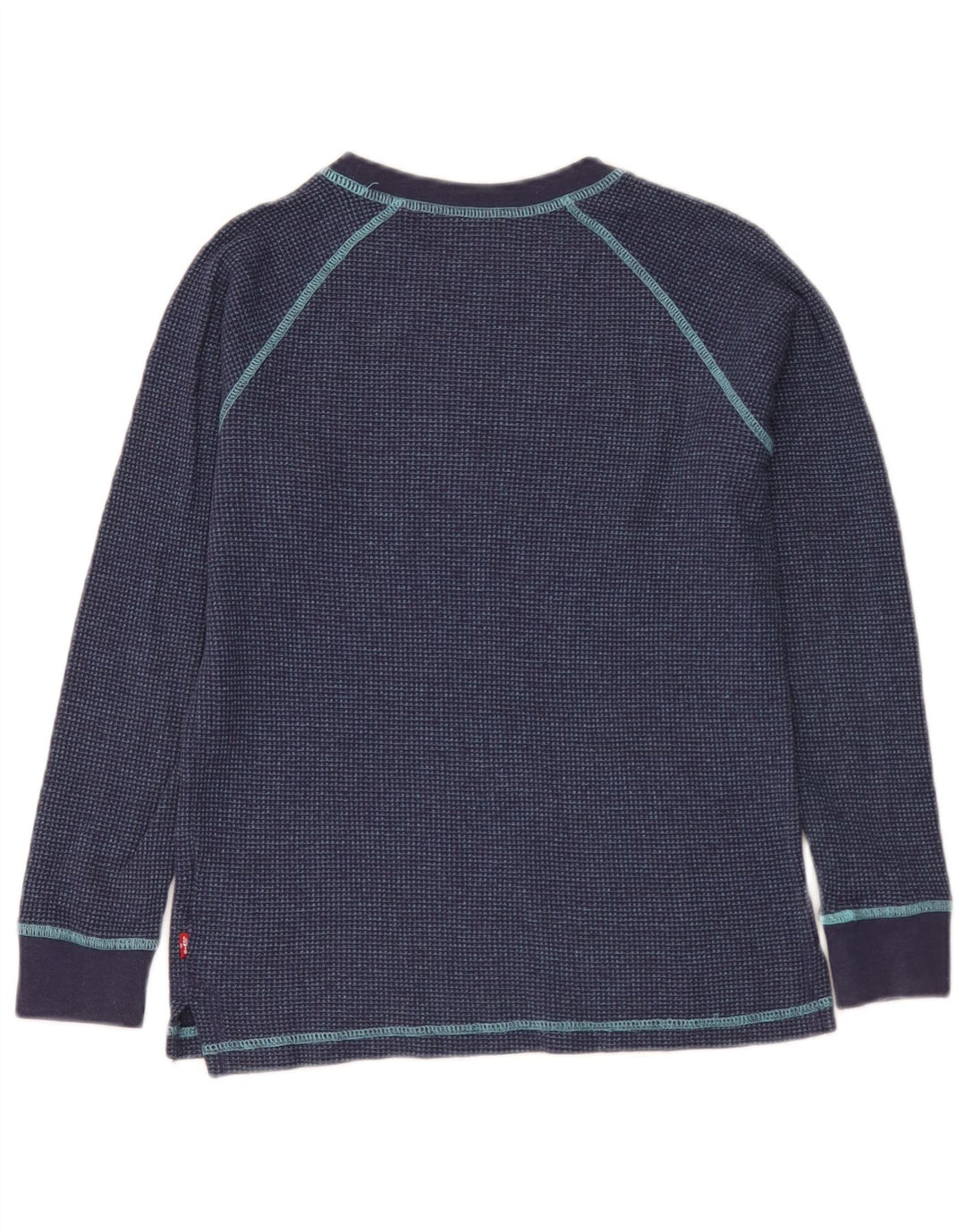 Maglia Levi's da ragazzo a manica lunga 11-12 anni in cotone blu navy