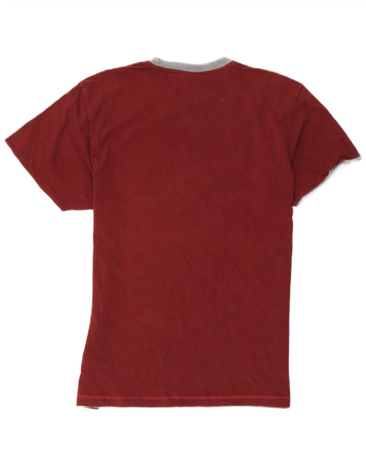 T-shirt grafica da uomo Champion Top XL in cotone rosso