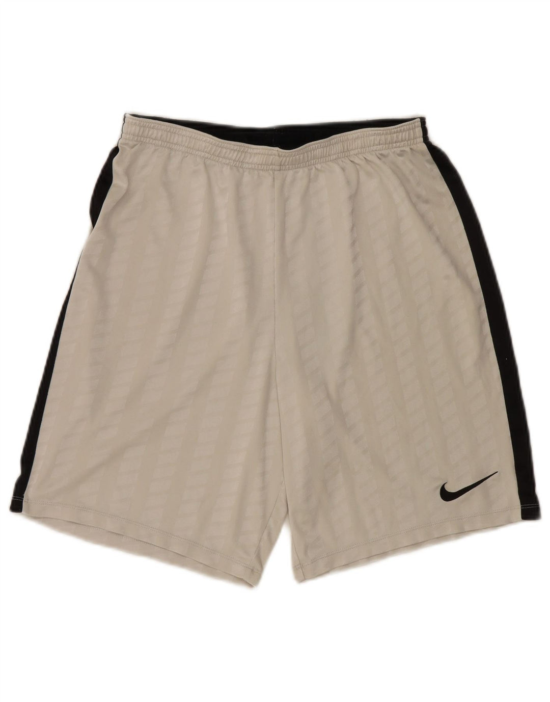 Pantaloncini sportivi Nike Dri Fit da uomo, grandi, in poliestere color block bianco