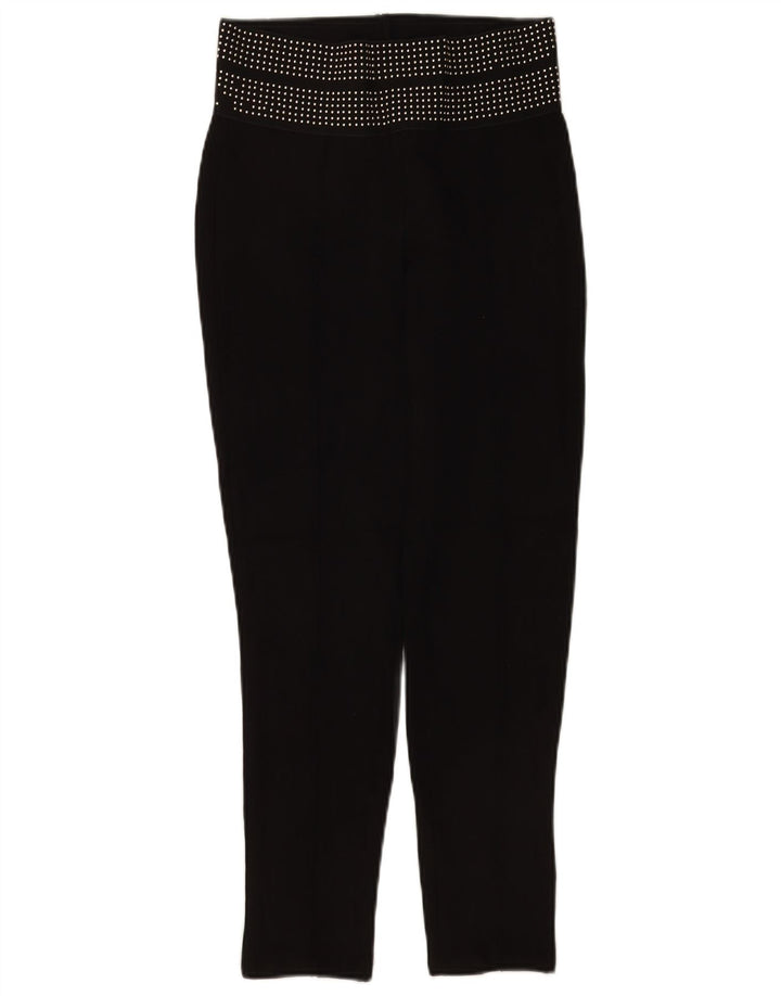 Pantaloni skinny corti da donna Zara medi W28 L25 neri