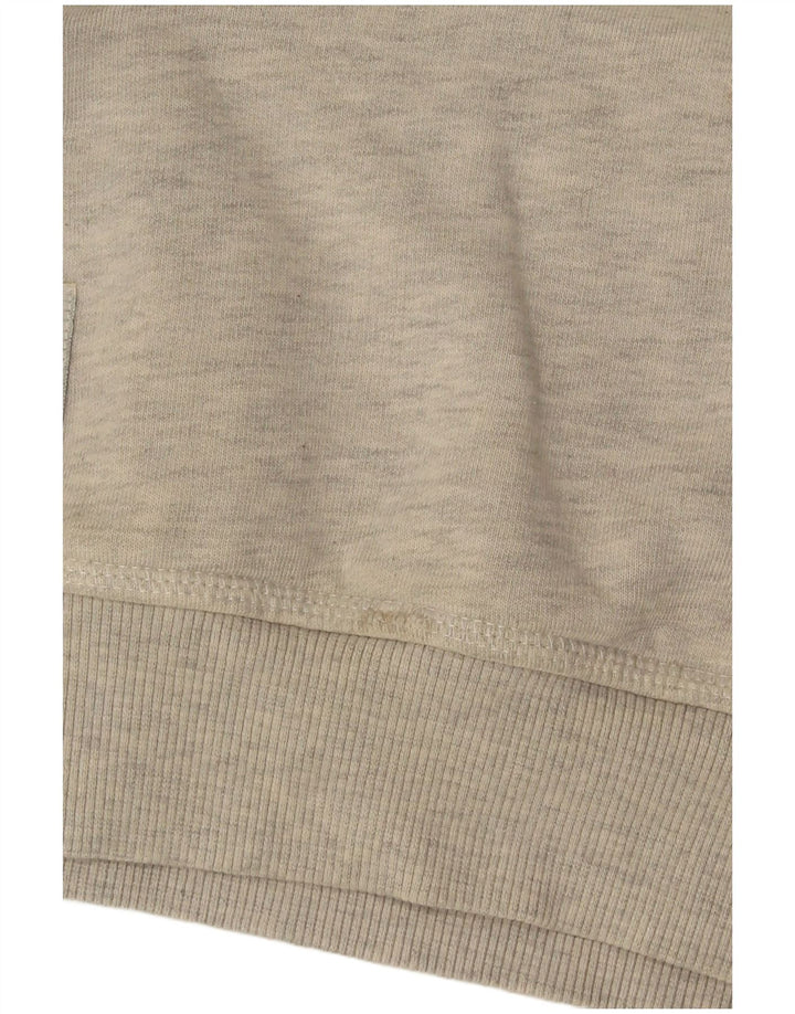 Felpa con cappuccio grafica da uomo Superdry Small in cotone grigio