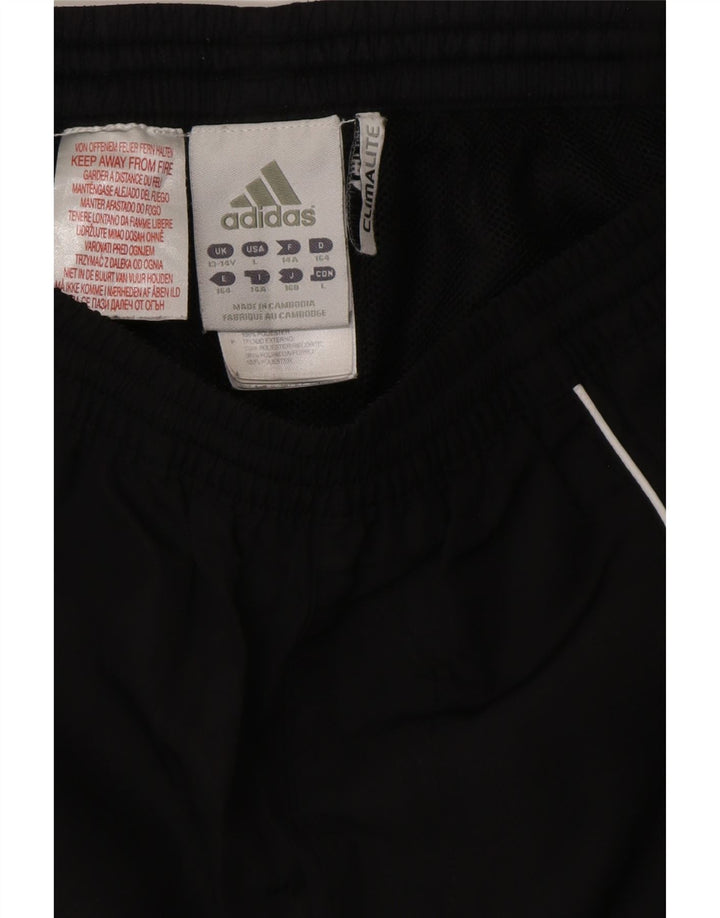 Pantaloni da tuta ADIDAS Climalite da ragazzo 13-14 anni neri