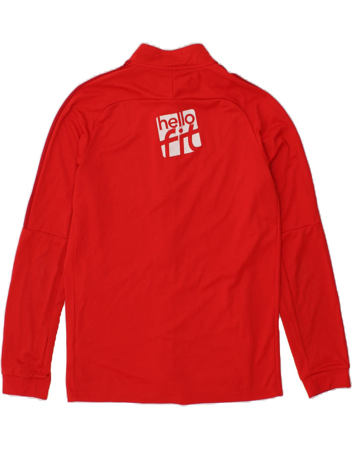 NIKE Mens Dri Fit Graphic Tracksuit Top Jacket Medium Red Polyester Vintage Nike and Second-Hand Nike from Messina Hembry 