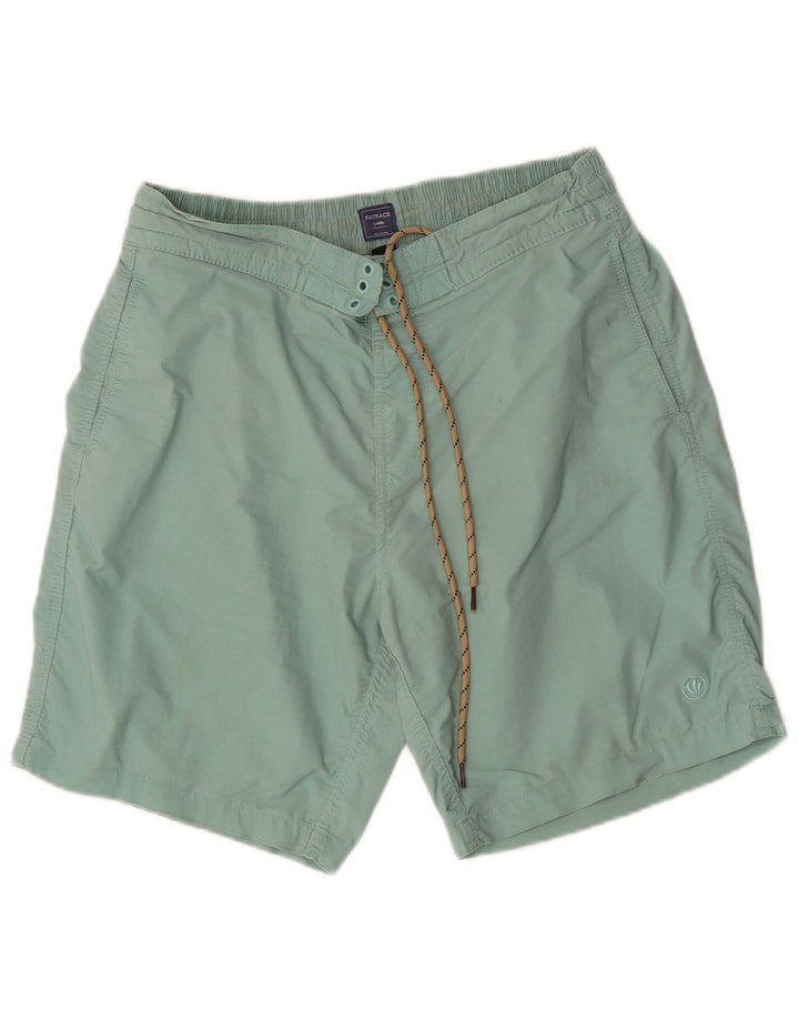 Pantaloncini da bagno da uomo Fat Face in cotone verde medio
