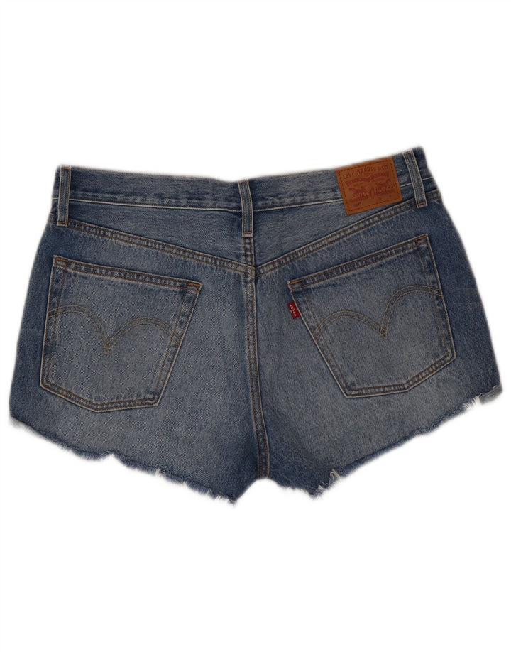 LEVI'S Pantaloncini di jeans 501 da donna W30 Cotone blu medio