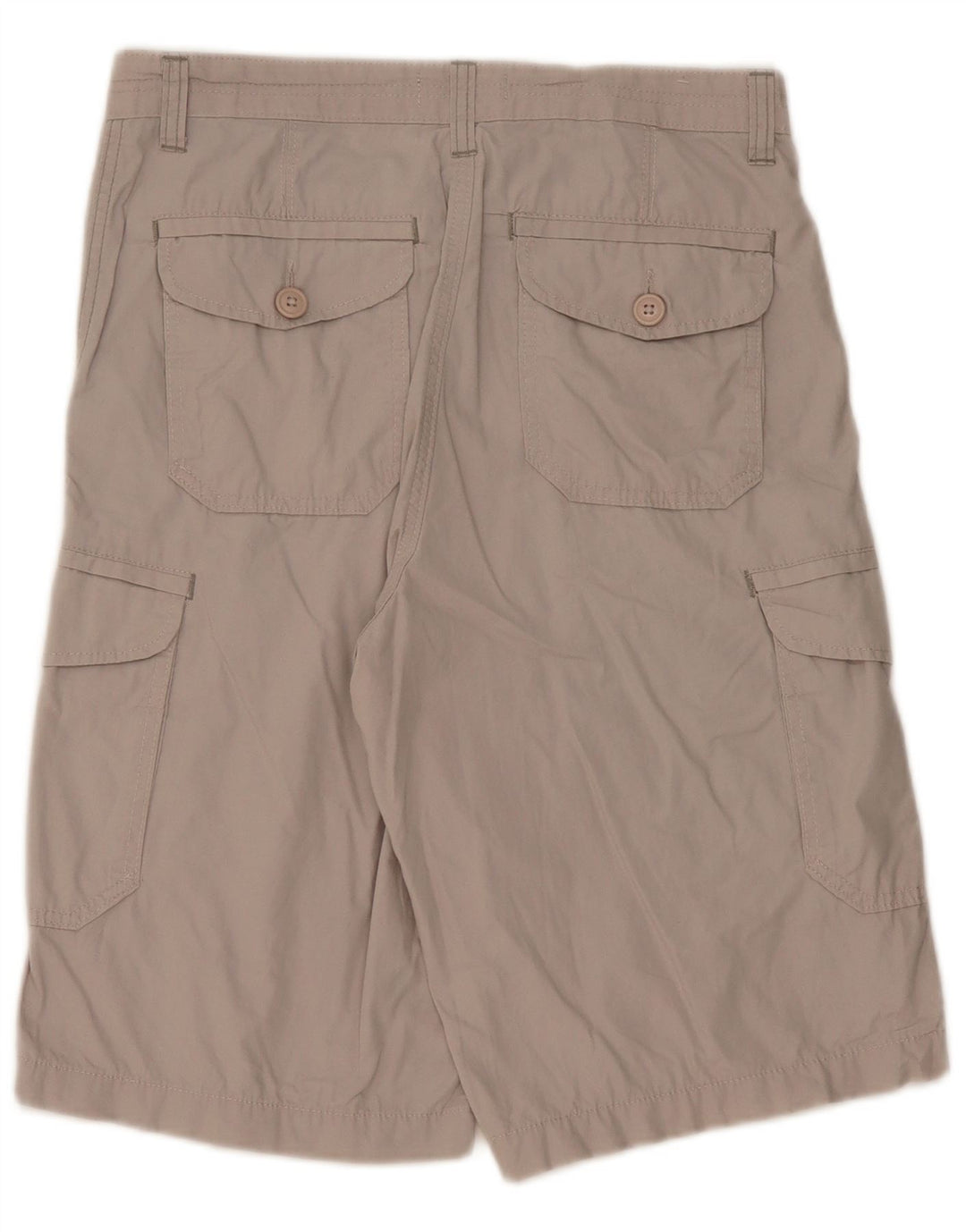 MARKS & SPENCER Pantaloncini cargo da uomo W32 Cotone grigio medio