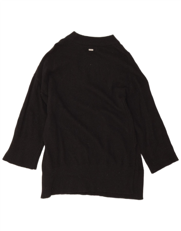Maglione maglione collo alto da donna Barbour UK 10 piccolo nero
