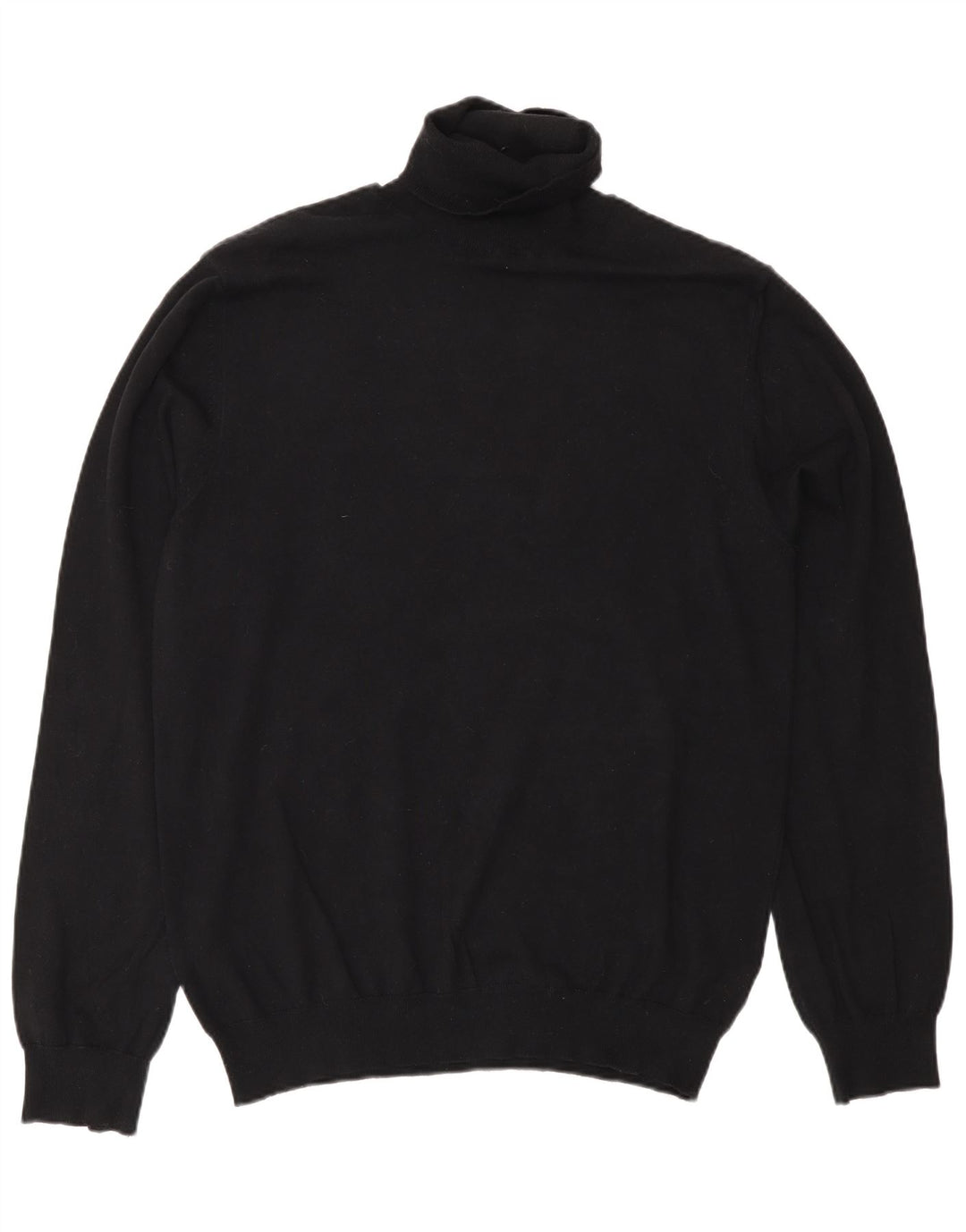 Maglione maglione da donna con collo alto French Connection UK 14 Cotone nero medio