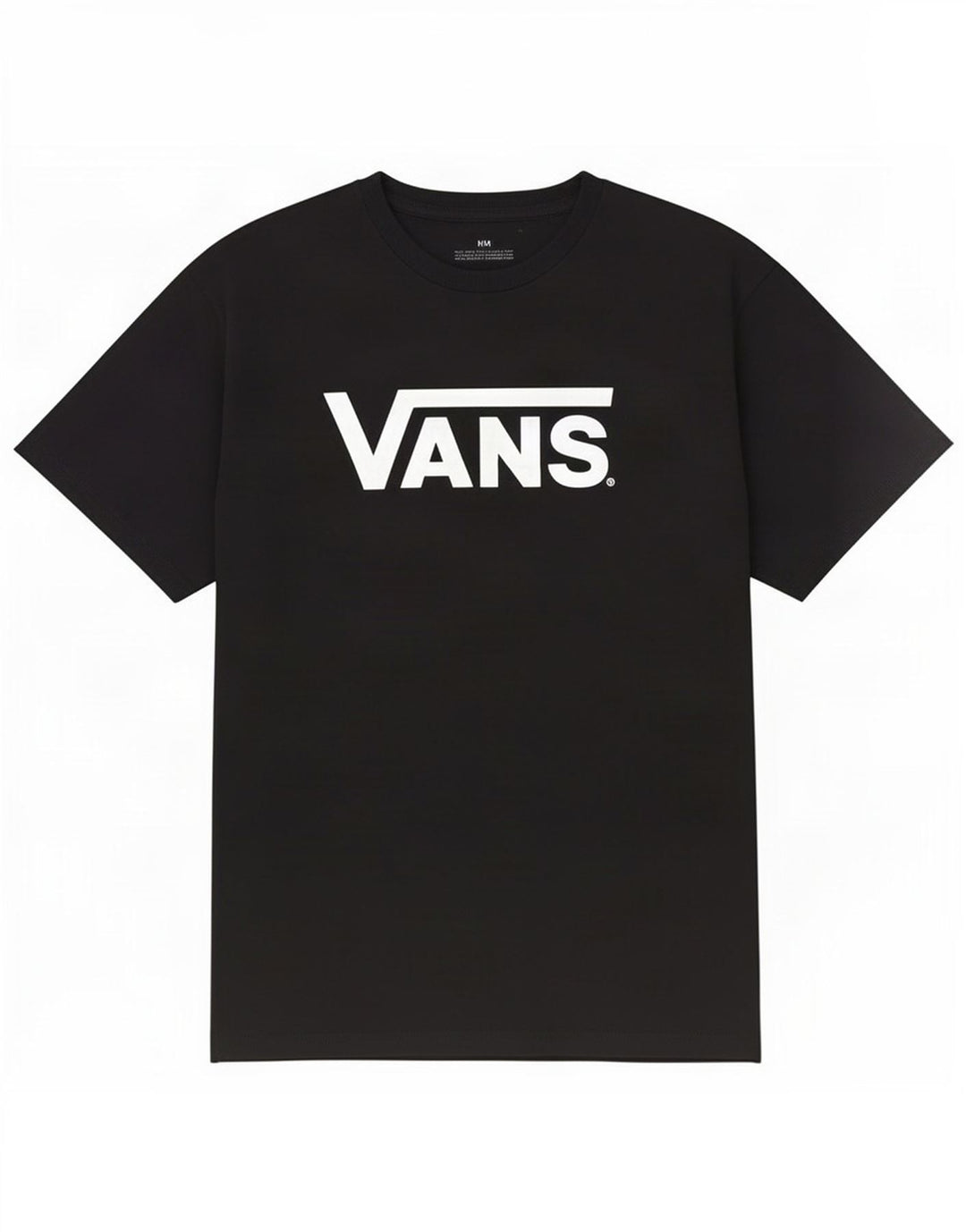 T-shirt grafica da uomo Vans Top in cotone nero medio