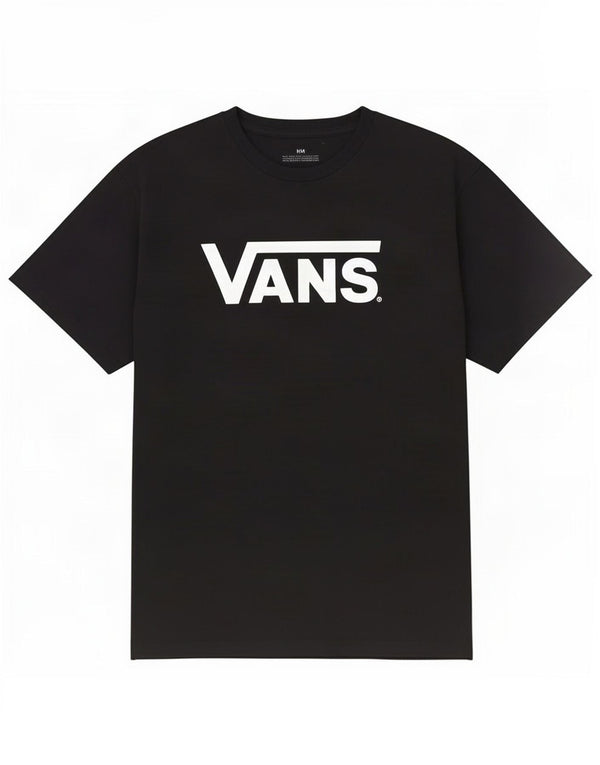 T-shirt grafica da uomo Vans Top in cotone nero medio
