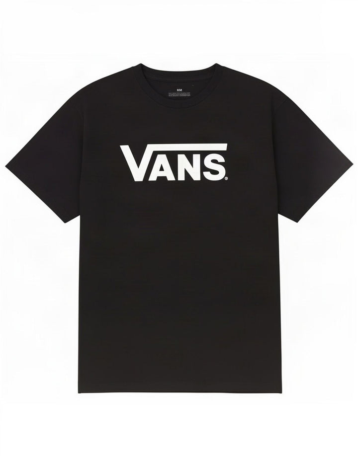 T-shirt grafica da uomo Vans Top in cotone nero medio