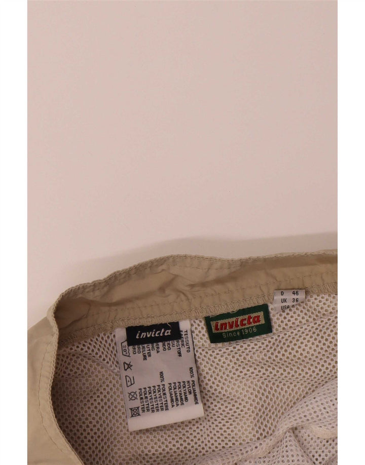 Pantaloncini da bagno da uomo Invicta UK 36 Small Beige Colourblock in poliammide