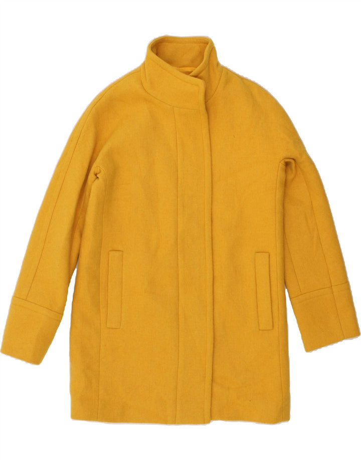 J. CREW Womens Overcoat US 2 XS Yellow Polyester Vintage J. Crew and Second-Hand J. Crew from Messina Hembry 