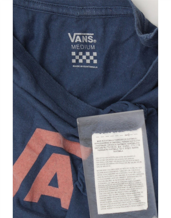 T-shirt grafica da donna Vans Top UK 14 cotone blu navy medio