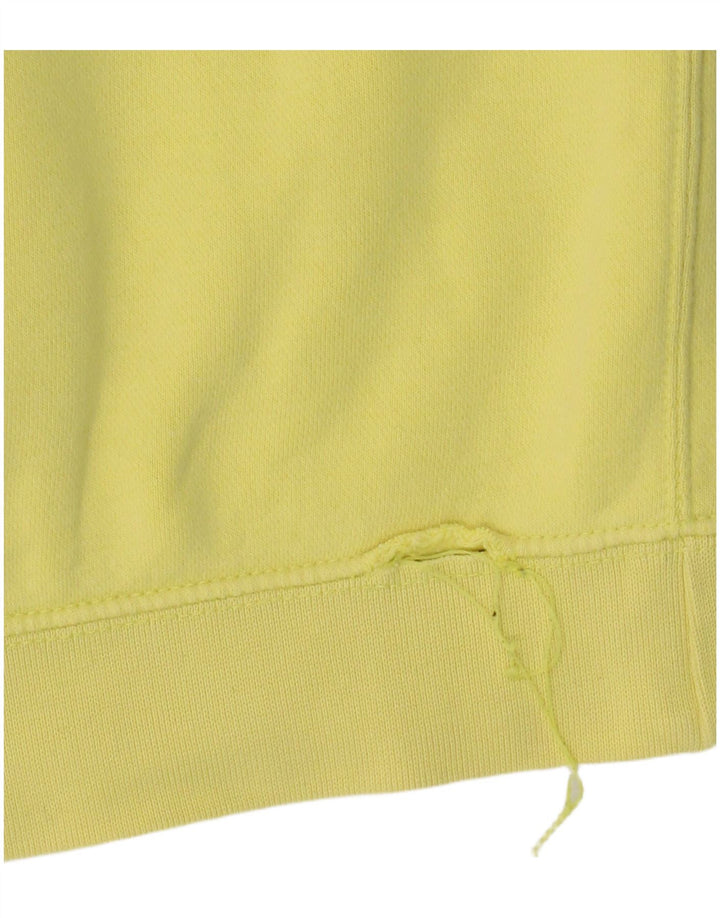 Felpa con cappuccio da uomo Nike in cotone giallo medio