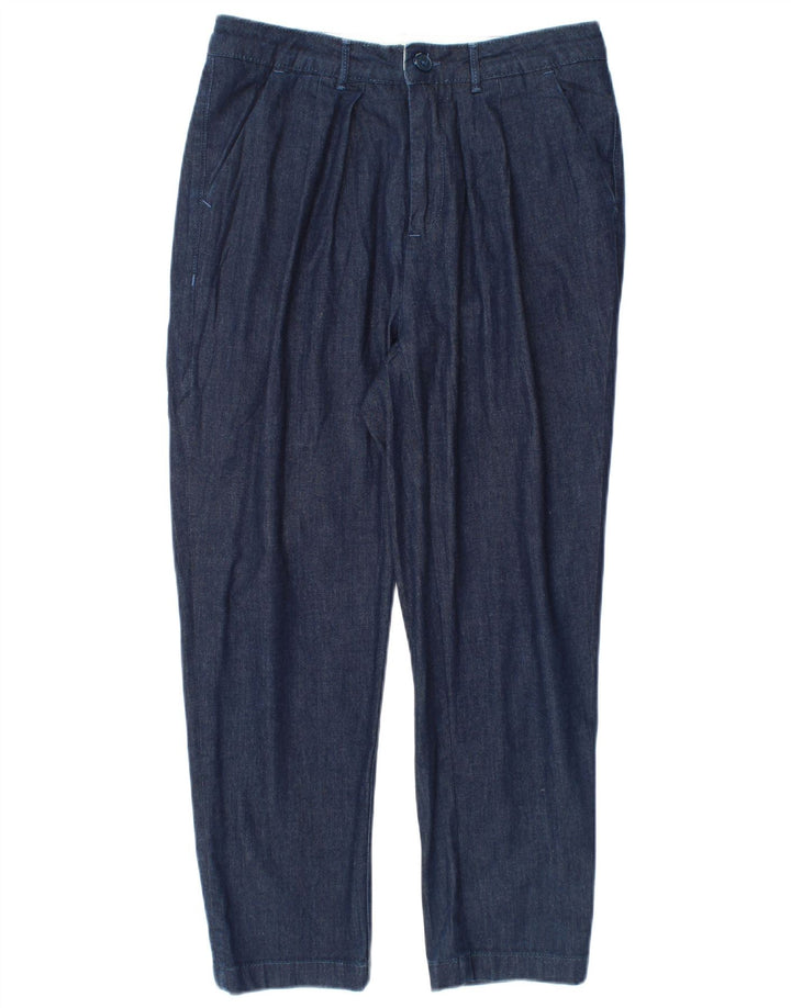Pantaloni cropped con pegging da donna Rifle W28 L24 Blu navy