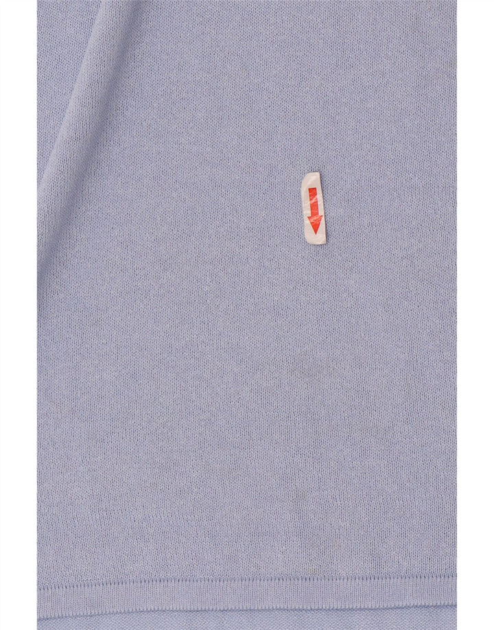 Marks & Spencer Top da donna a maniche lunghe UK 8 Small Blu in viscosa