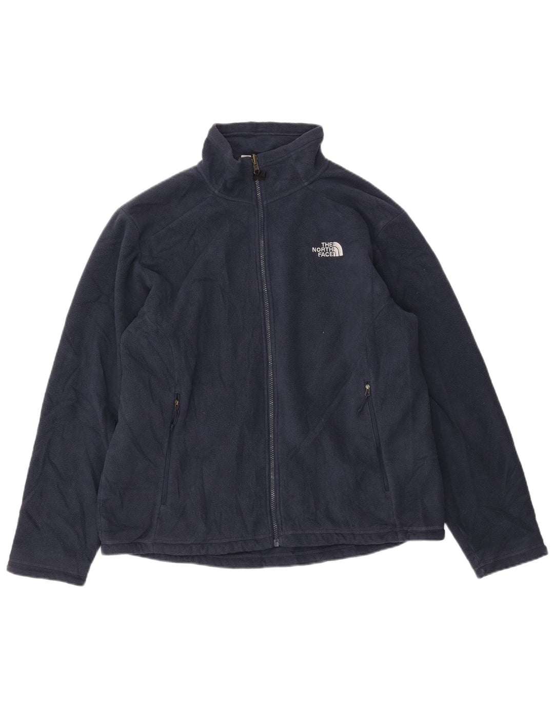 Giacca in pile da uomo The North Face Liner UK 40 Large in poliestere blu navy