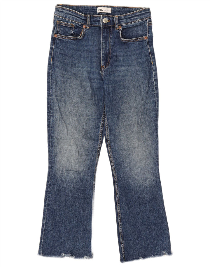 Jeans corti da donna Zara EU 38 piccoli W28 L25 blu