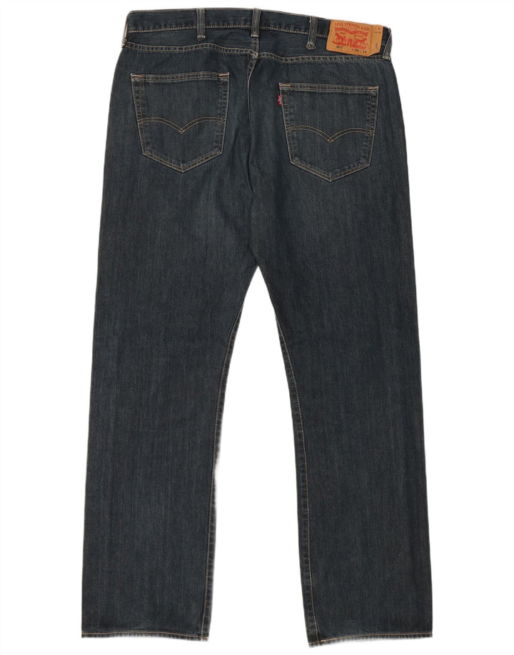 LEVI'S Jeans dritti da uomo 501 W38 L34 cotone blu