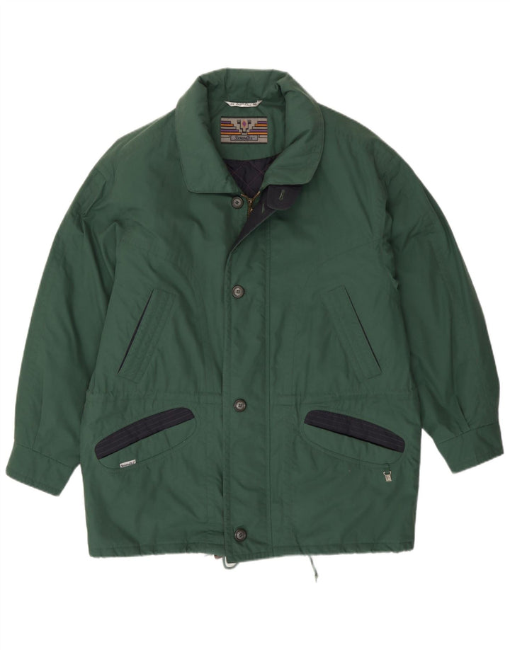 Cappotto imbottito da uomo vestibilità ampia Angelo Litrico IT 58 Cotone verde medio