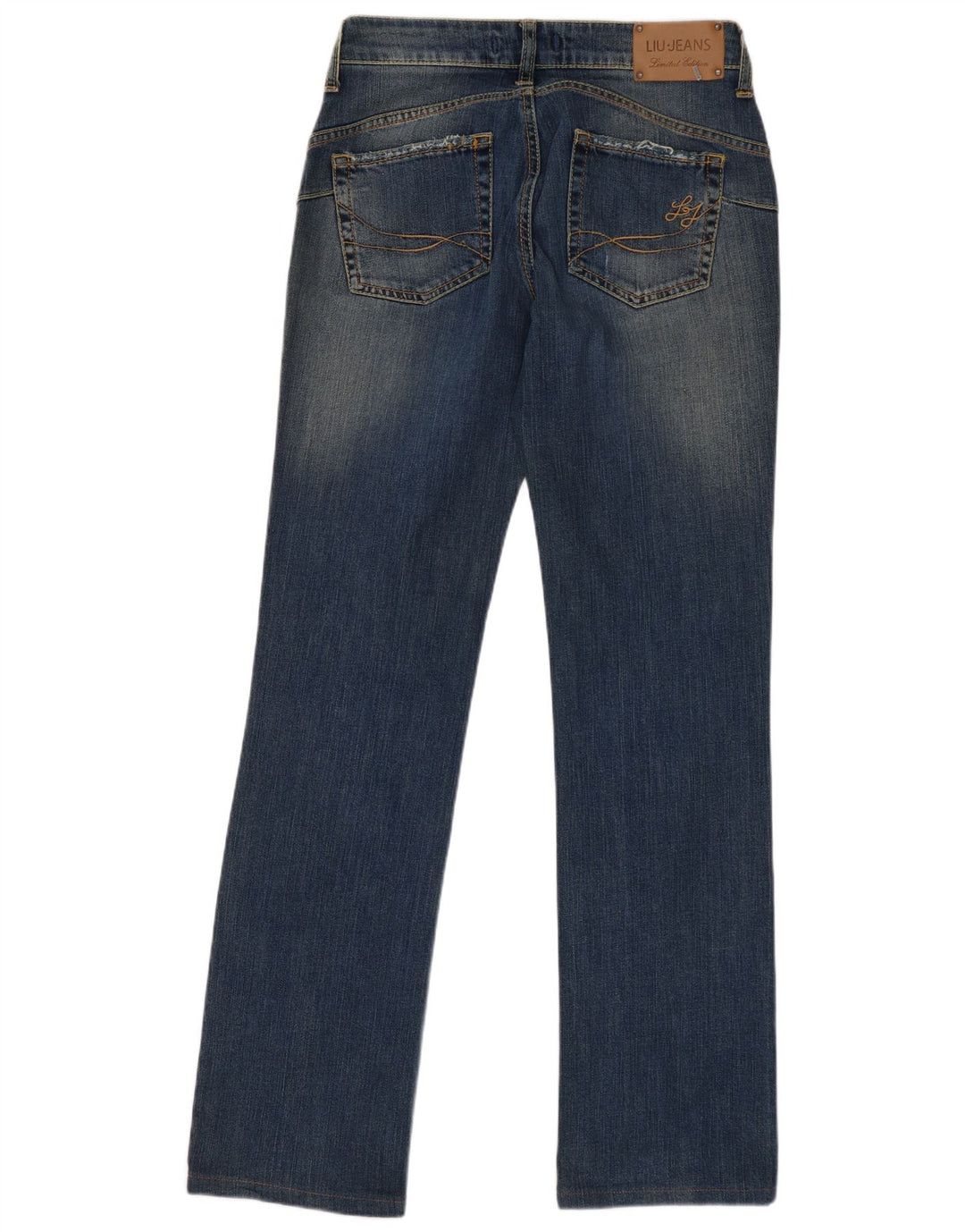 Jeans slim effetto consumato da donna LIU JO W28 L31 cotone blu