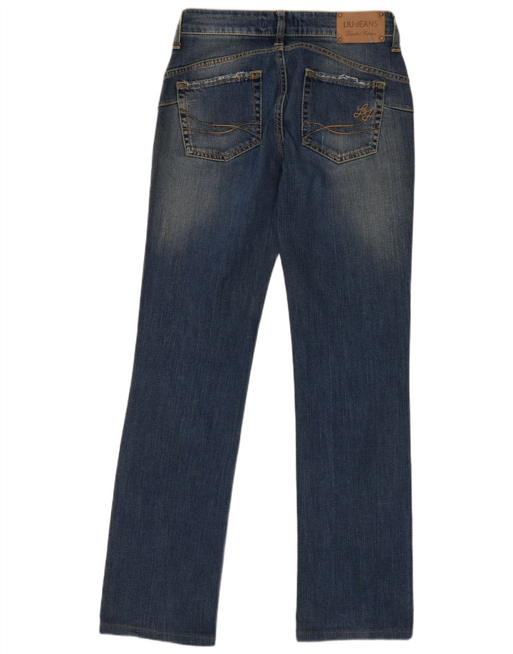Jeans slim effetto consumato da donna LIU JO W28 L31 cotone blu