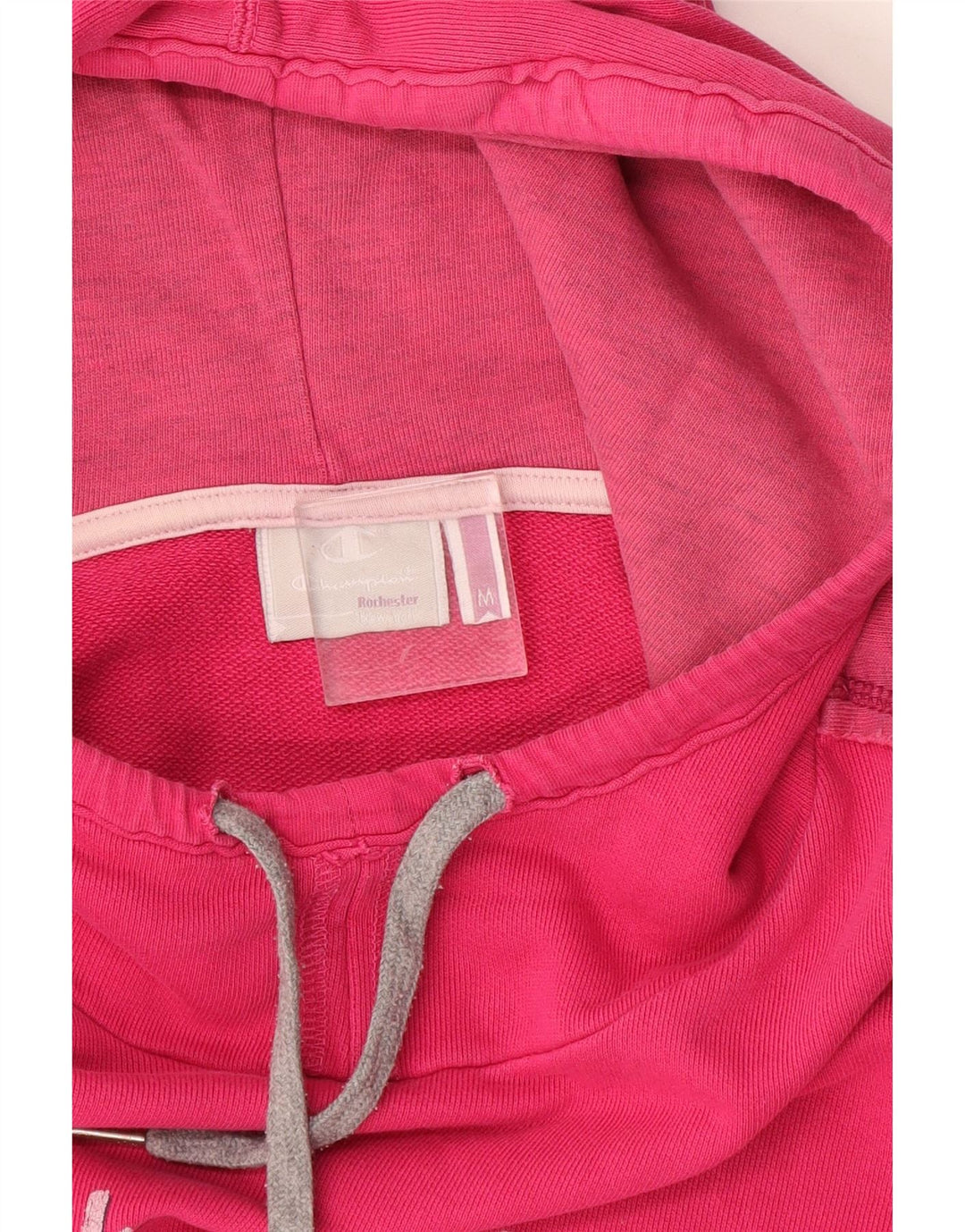 Felpa con cappuccio grafica da donna Champion UK 14 rosa medio