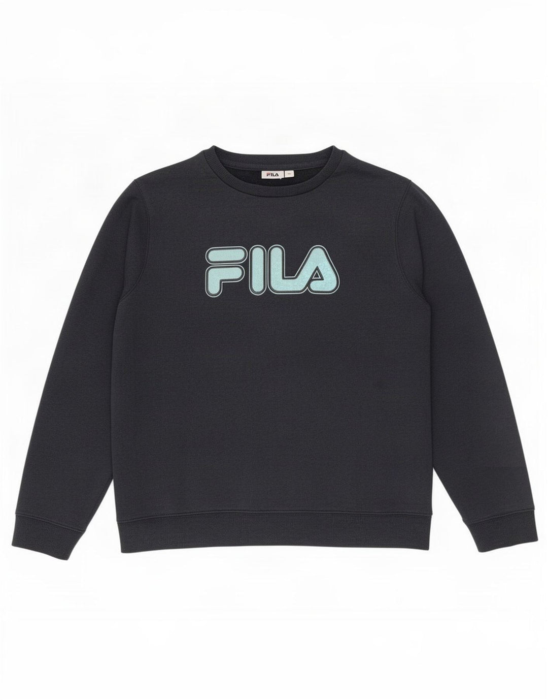 Felpa grafica da donna Fila Jumper UK 16 Large Blu Navy Poliestere