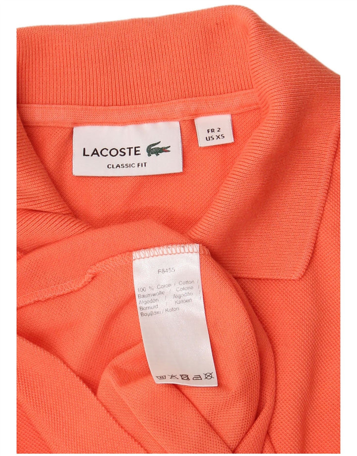 Polo LACOSTE da uomo vestibilità classica taglia 2 XS arancione