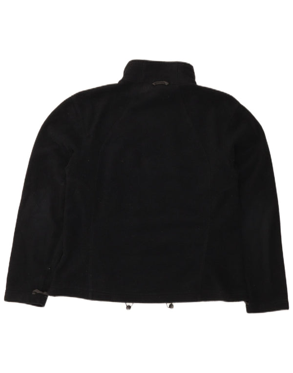 Jack Wolfskin Womens Liner Fleece Jacket UK 16 Large Black Polyester