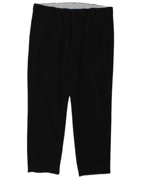 Pantaloni chino dritti da uomo Carhartt W36 L32 cotone nero