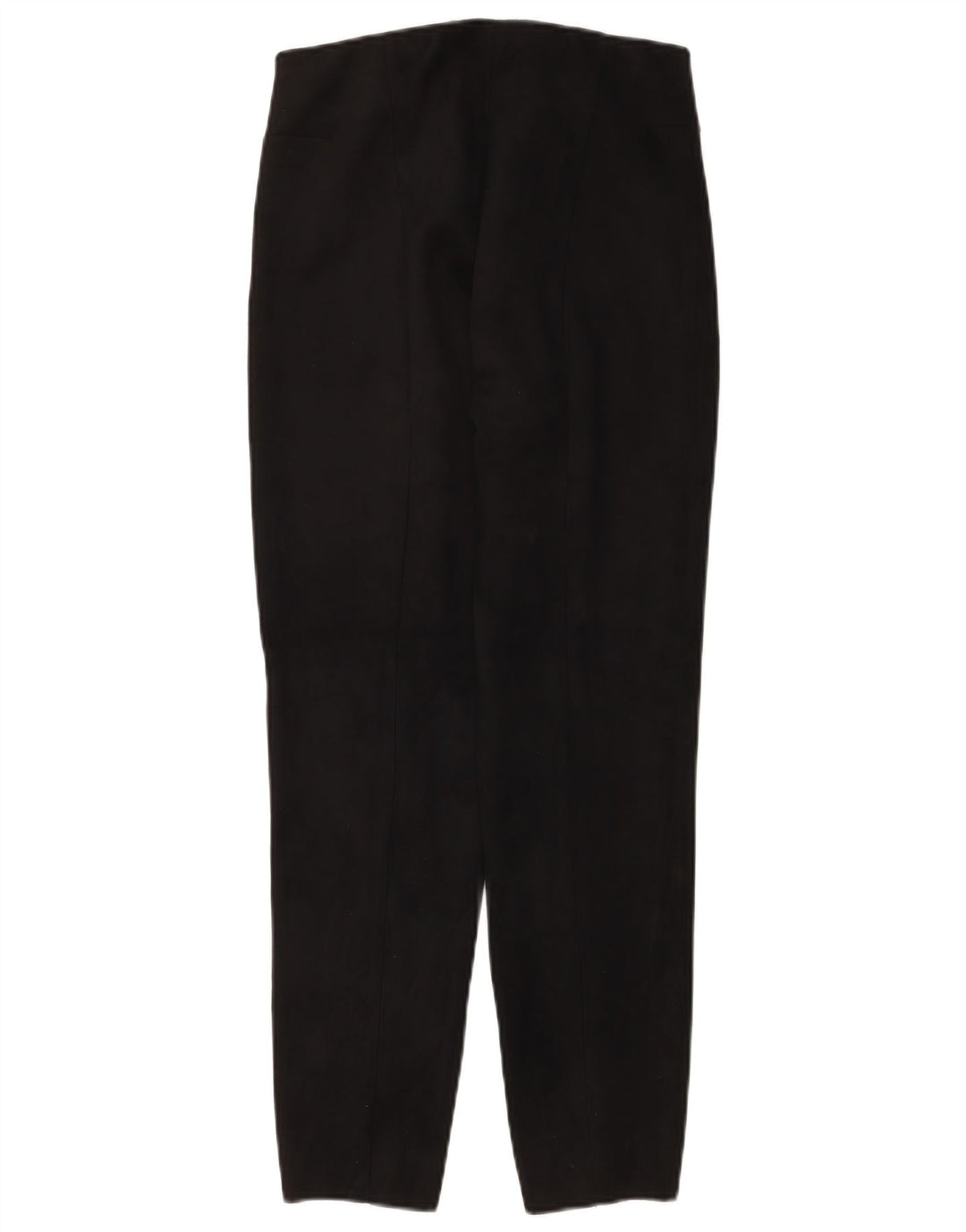 Pantaloni casual slim da donna Zara grandi W30 L27 poliestere nero