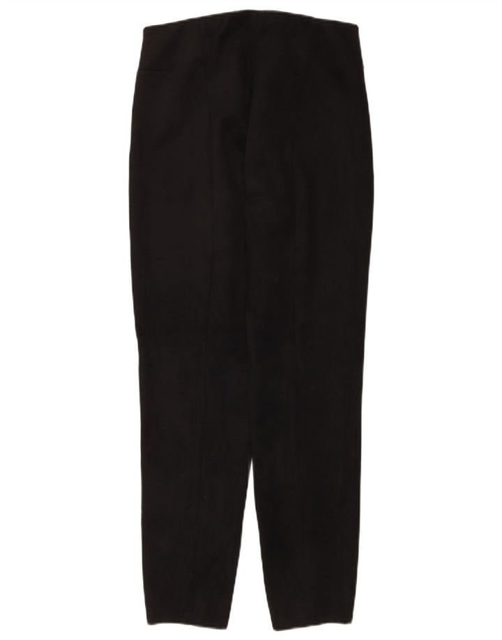 Pantaloni casual slim da donna Zara grandi W30 L27 poliestere nero