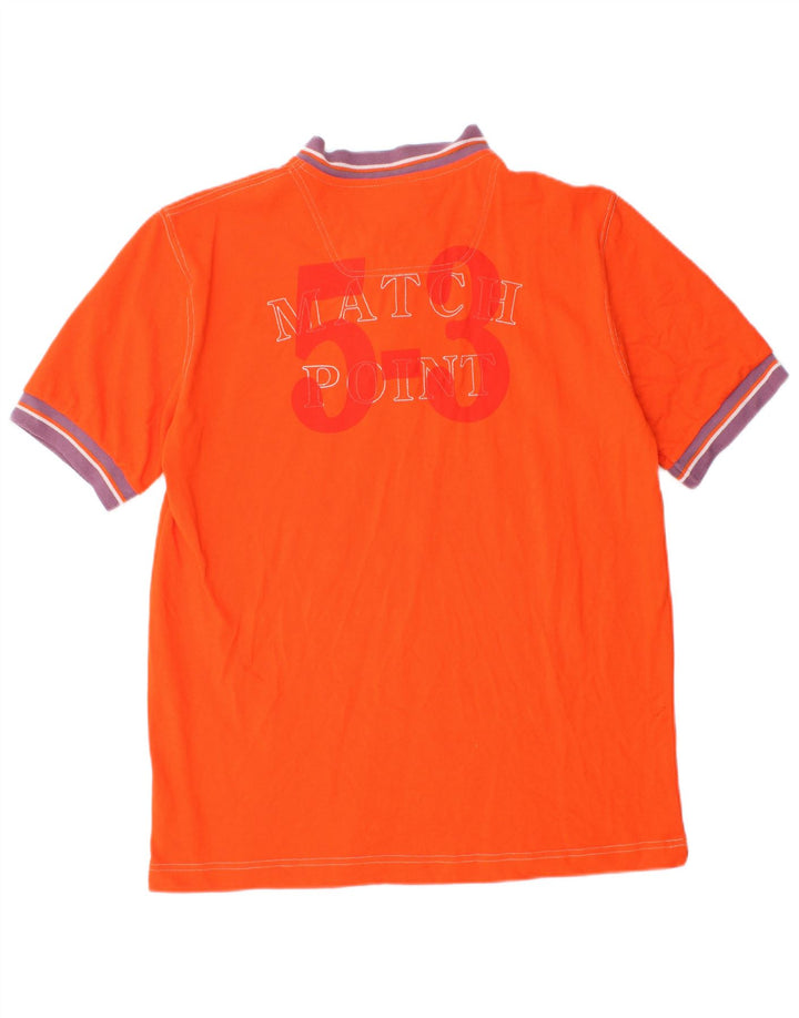 Polo Diadora Uomo XL Cotone Arancione