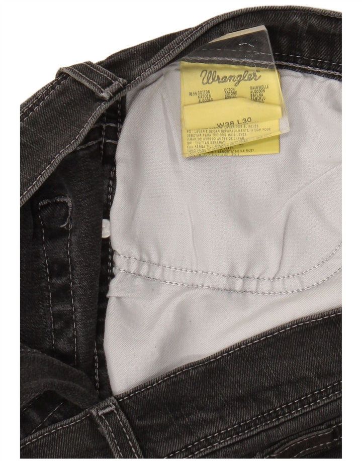 Jeans dritti da uomo Wrangler W38 L27 cotone grigio
