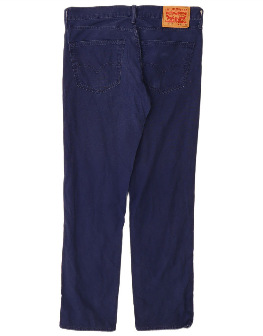 LEVI'S Pantaloni casual slim 511 da uomo W31 L30 in cotone blu navy
