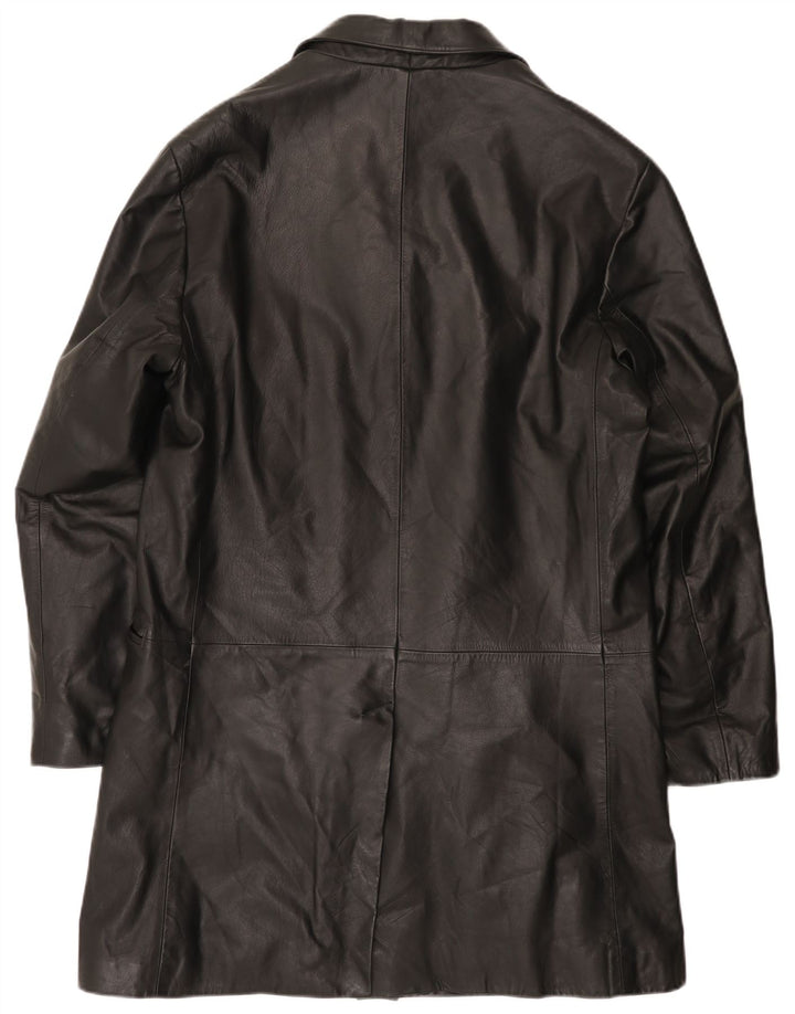 Cappotto Uomo In Pelle Airone Libero Conbipel IT 54 XL Pelle Nera
