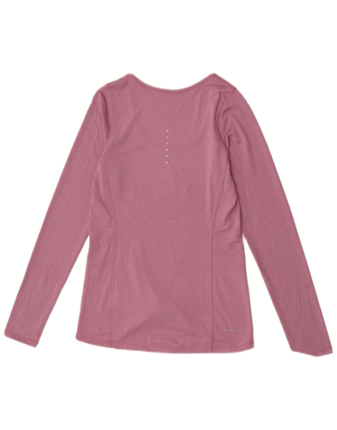 Top Nike da donna a manica lunga UK 6 XS rosa poliestere