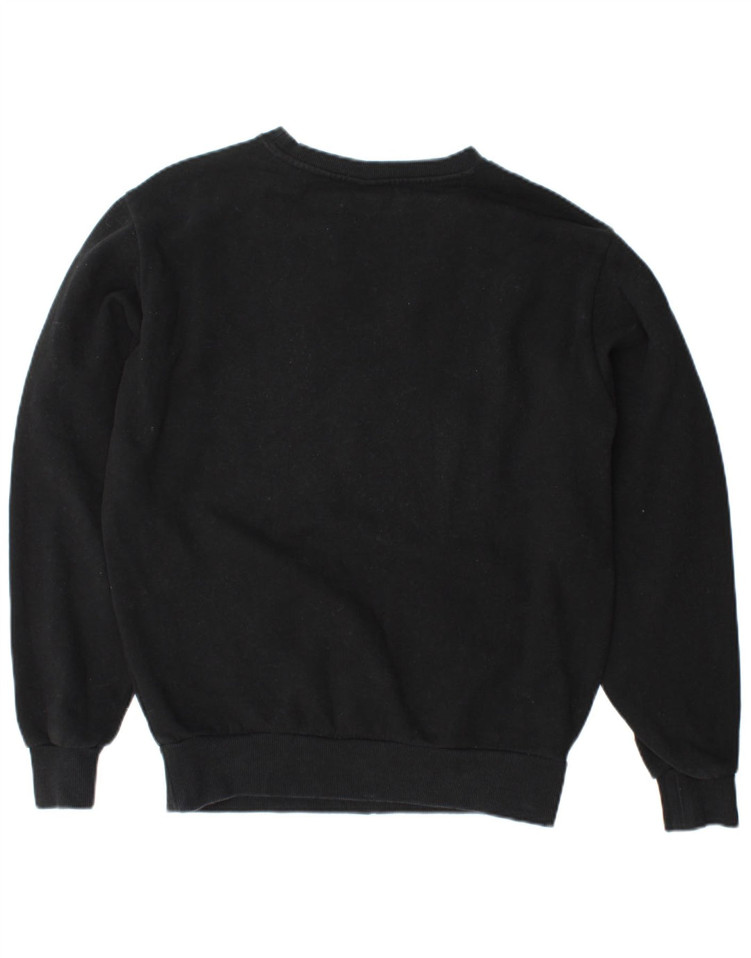 ELLESSE Felpa con grafica oversize da donna UK 10 Small Nera